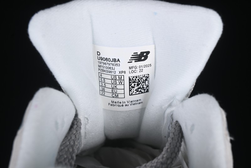 New Balance NB9060 Series Retro Casual Running Shoes with ABZORB Cushioning - U9060JBA