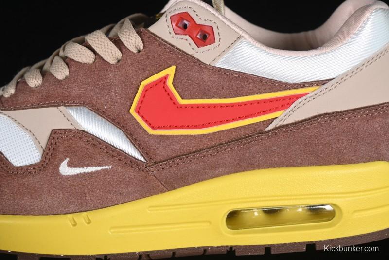 Nike Air Max 1 Retro Running Shoes with Half-Sole Air Cushion - HV5776-200
