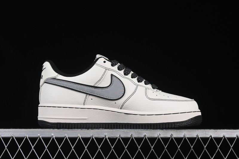 Nike Air Force 1 '07 Low The North Face x Comme des Garçons Black White Line Casual Sneakers - HH7518-050