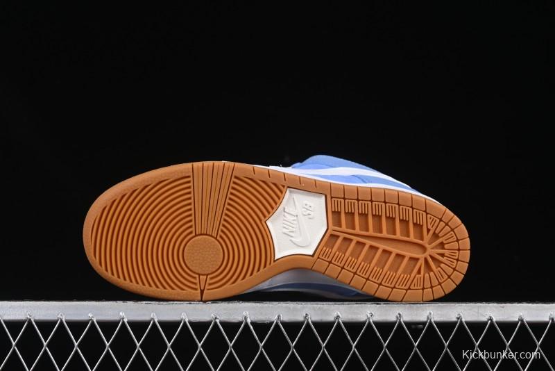 Nike SB Dunk Low Pro ISO University Blue Low-Top Skate Shoes - FJ1674-401