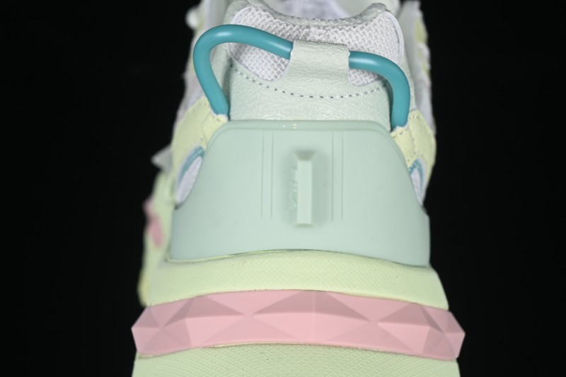 Playful Pastel Chunky Sneakers with Plush Bird Charm – Bold & Whimsical Streetwear Kicks