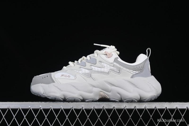 FILA Wave Fusion Chunky Sneakers - White & Gray
