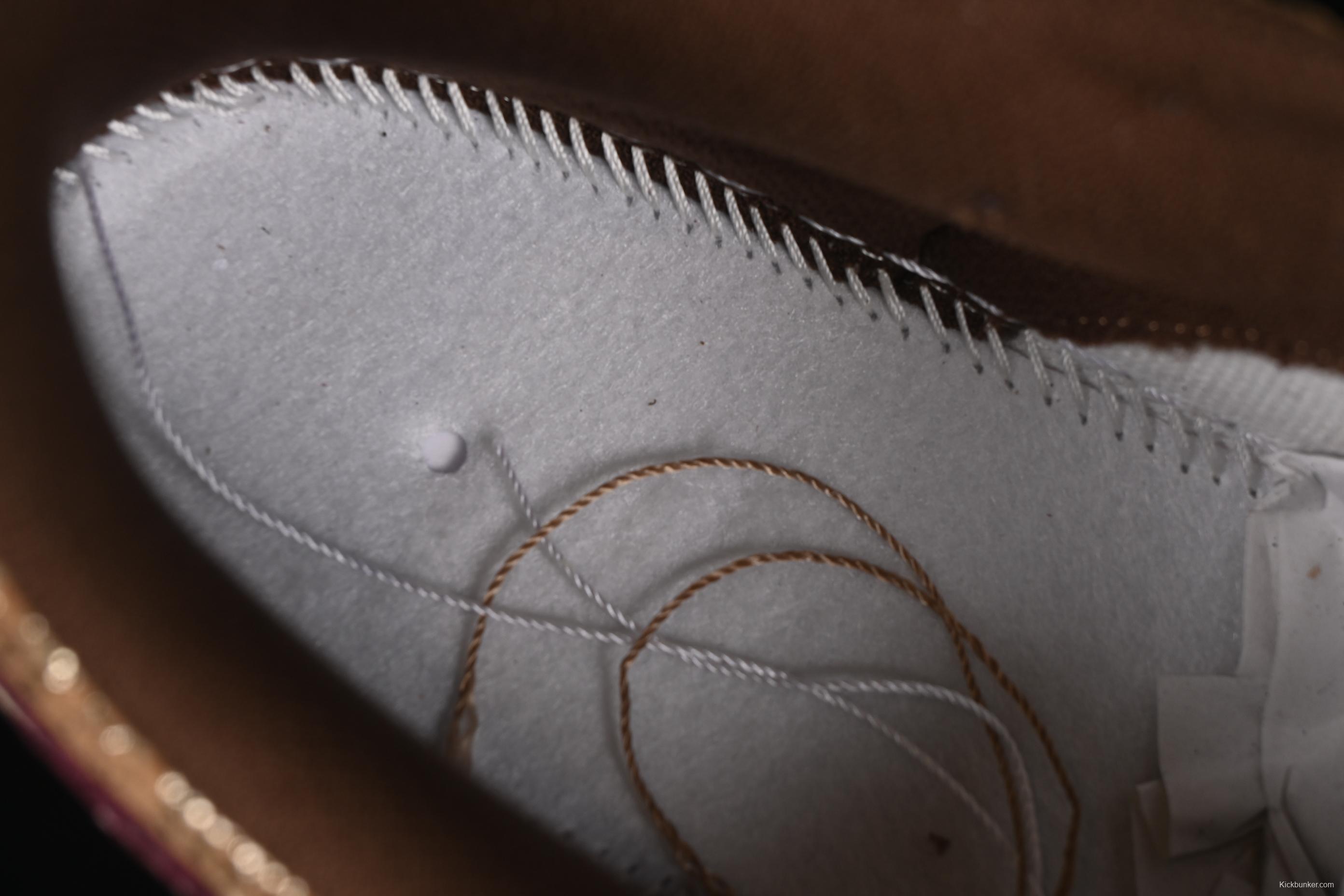 Nike Dunk Low Retro Casual Sneakers in Brown and Sail with Panda Mischief CNY Snake Year Design - DD1503-124