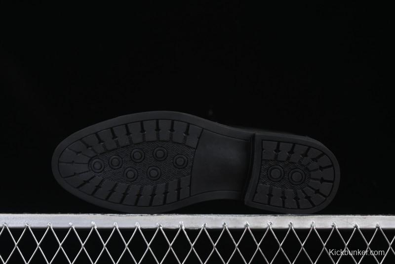 ECCO London Collection Slip-On Business Men's Leather Shoes with Wide Toe Box and Cushioned Sole - 61160801001