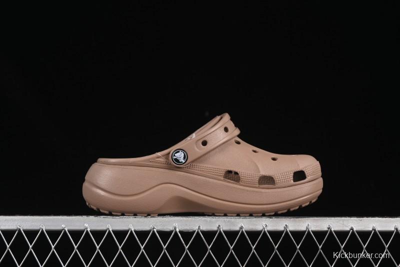 Crocs Baya Platform Classic Summer Two-Way Sandals Clogs - B.D4