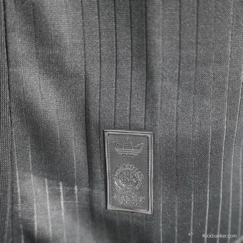 Player Version 2025 Germany Black 125Th Anniversary Long Sleeve Jersey