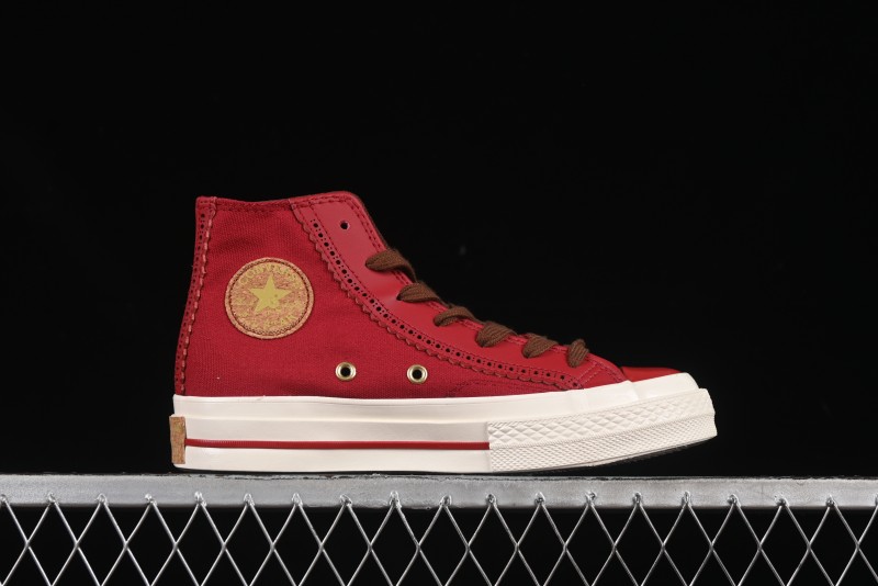 Converse Chuck Taylor All Star 1970s High Top Sneakers in China Red - A12460C