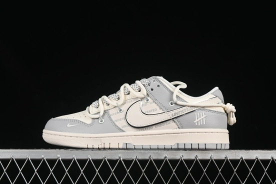 Nike SB Dunk Low UN Series Strap Swoosh White Anniversary Custom Low-Top Casual Skate Shoes - DM6868-079