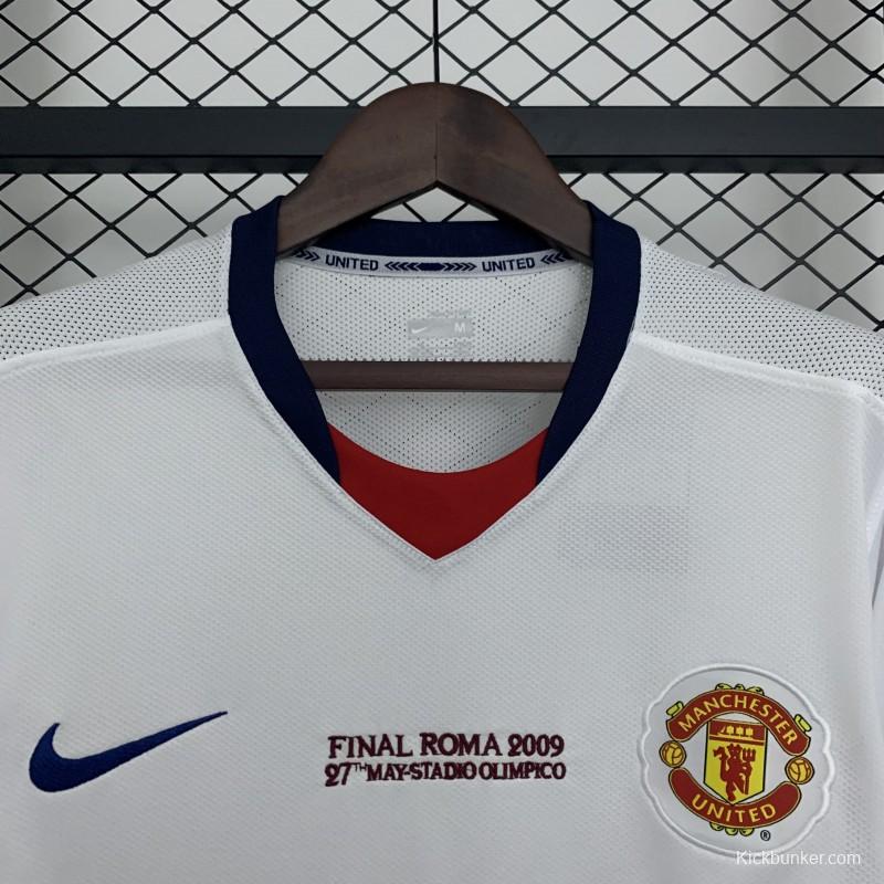 08/09 Retro Manchester United Champions League Away Edition Jersey