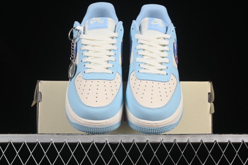 Nike Air Force 1'07 Low Doraemon Casual Sneakers with Full-Length Air Cushion - DF0188-059