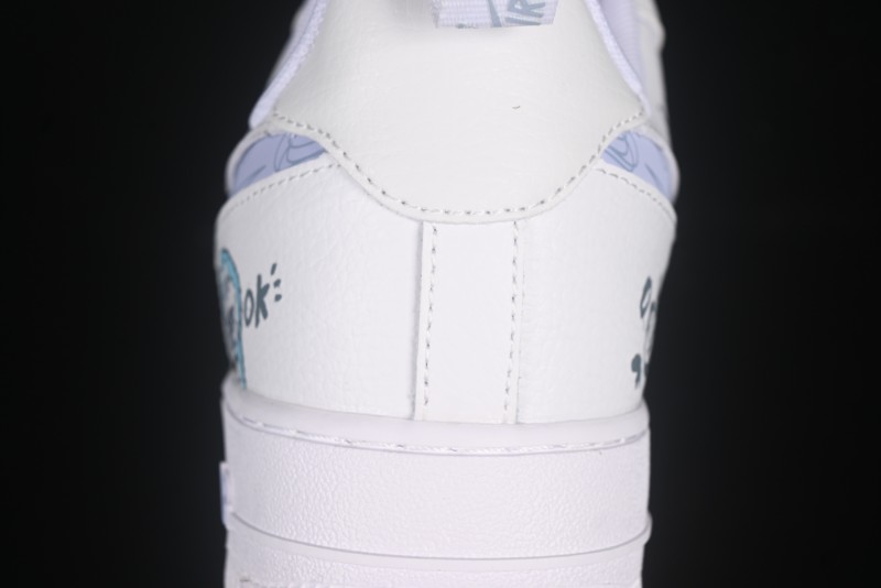 Nike Air Force 1'07 Low "Sesame Street" Custom Casual Sneakers - FB8971-080