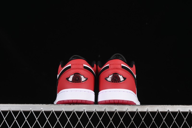 Nike Air Jordan 1 Low "White Black Gym Red" Retro Casual Sneakers - IB8971-106