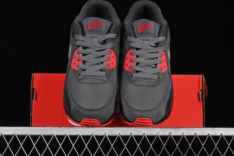 Nike Air Max 90 Retro Running Shoes with Visible Air Cushion - DM0029-007