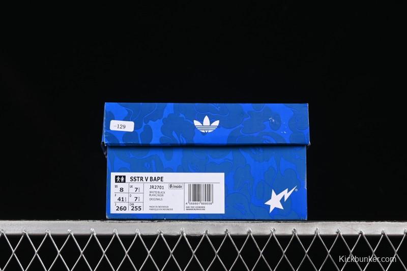 Adidas Bape Superstar JR2701 Shell Toe Casual Sneakers - JR2701