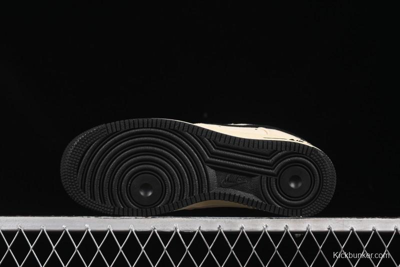 Nike Air Force 1 '07 Low Stussy Collaboration Hemp Low-Top Casual Sneakers - XX3168-153