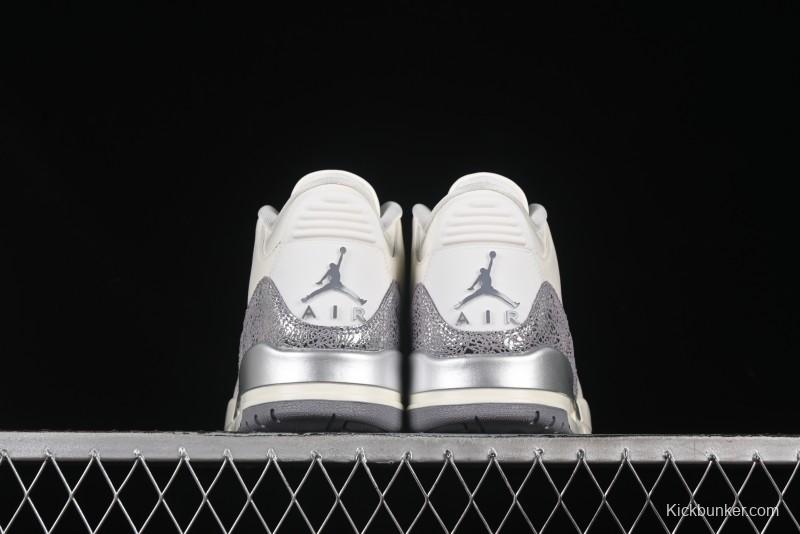 Nike Air Jordan 3 Retro OG Sail Metallic Silver - CK9246-100
