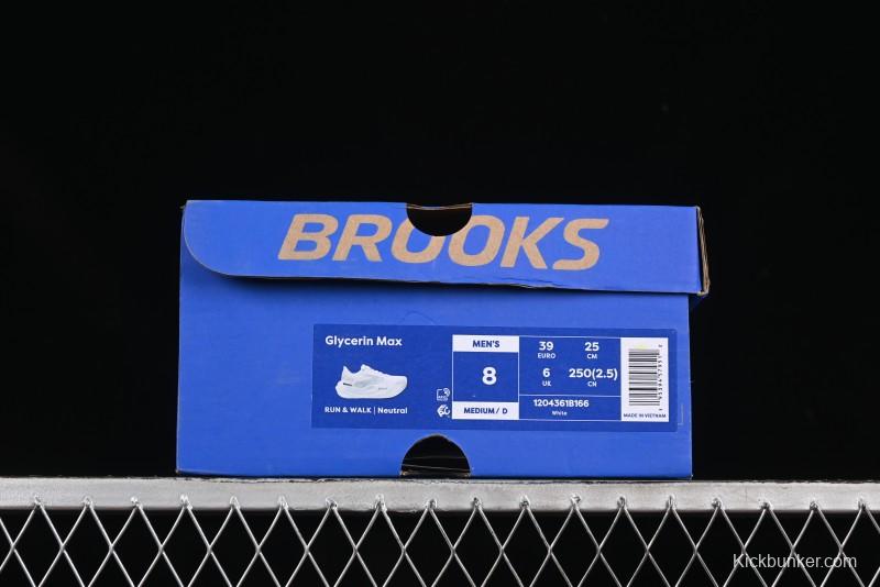 Brooks Glycerin Max Cushioned Marathon Running Shoes with Nitrogen Technology - 1204361B166