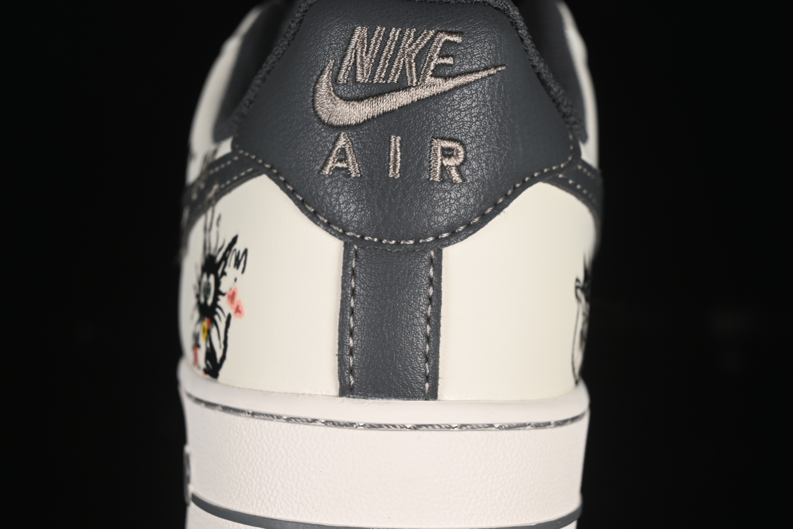Nike Air Force 1'07 Low Little Black Cat Casual Sneakers - FJ7740-710
