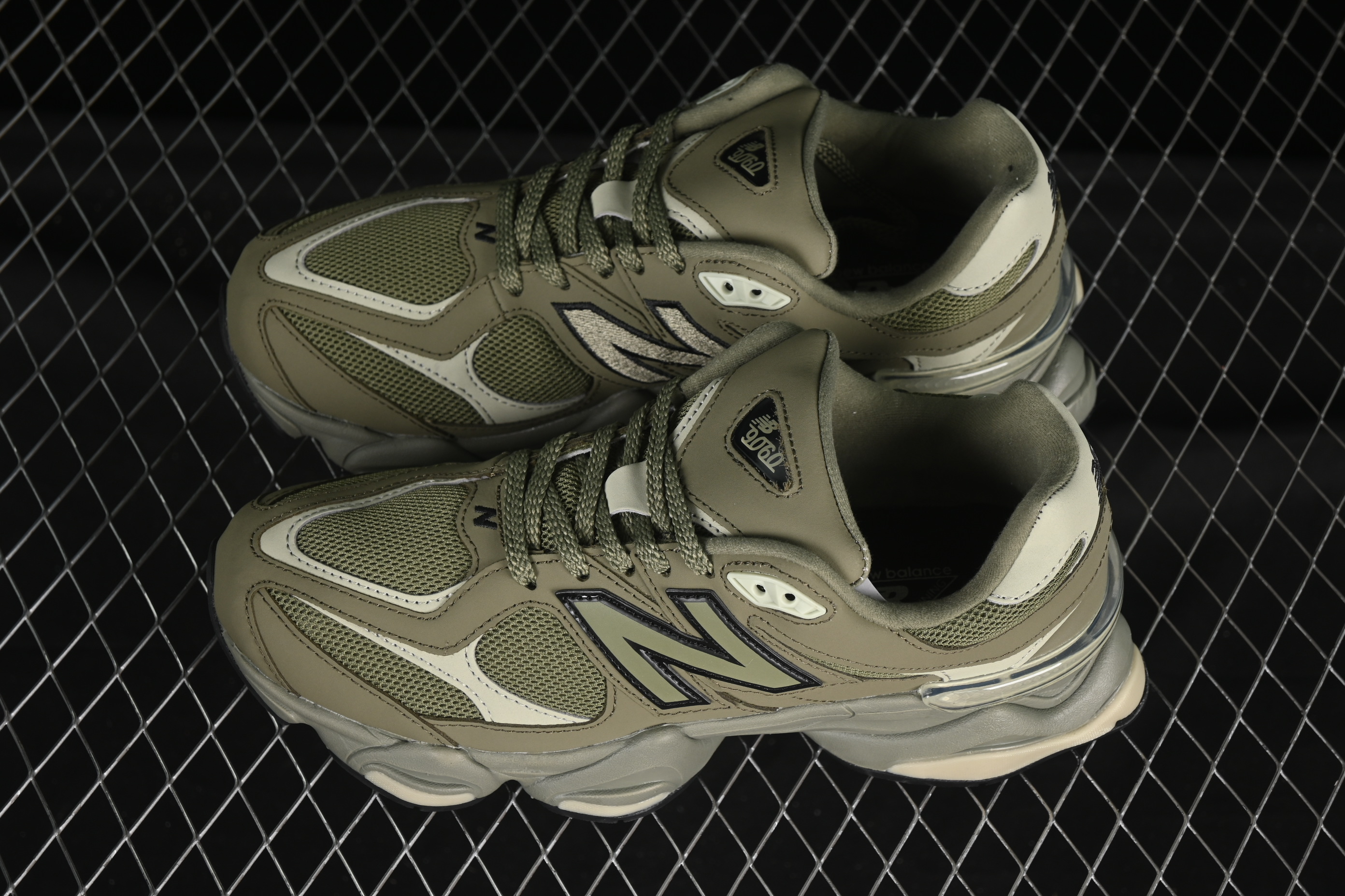 New Balance NB9060 Retro Casual Running Shoes with ABZORB Cushioning - U9060ZGD