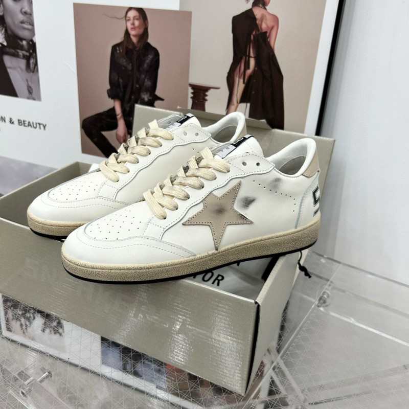 2024 Unisex GGDB White Grey Leather Sneakers MJ00260