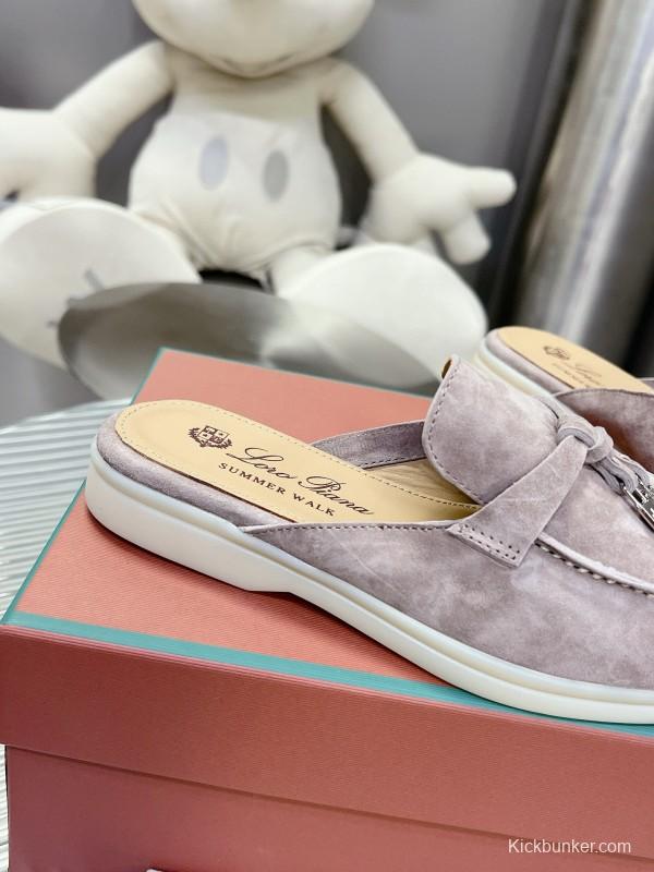2024 Slippers LP gray suede slip-on MJ00270