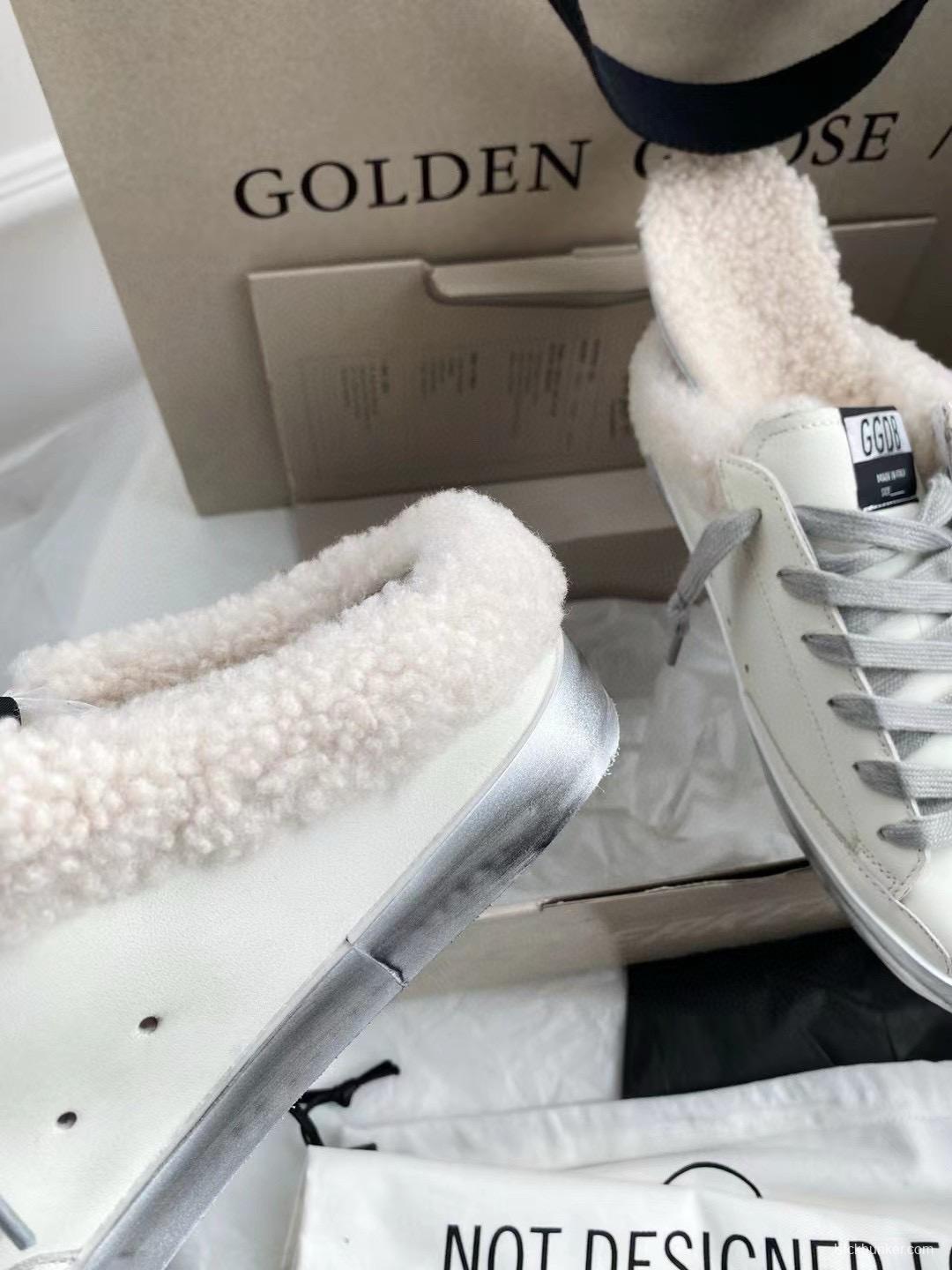 2024 Slippers GGDB White Shearling Slippers MJ00280