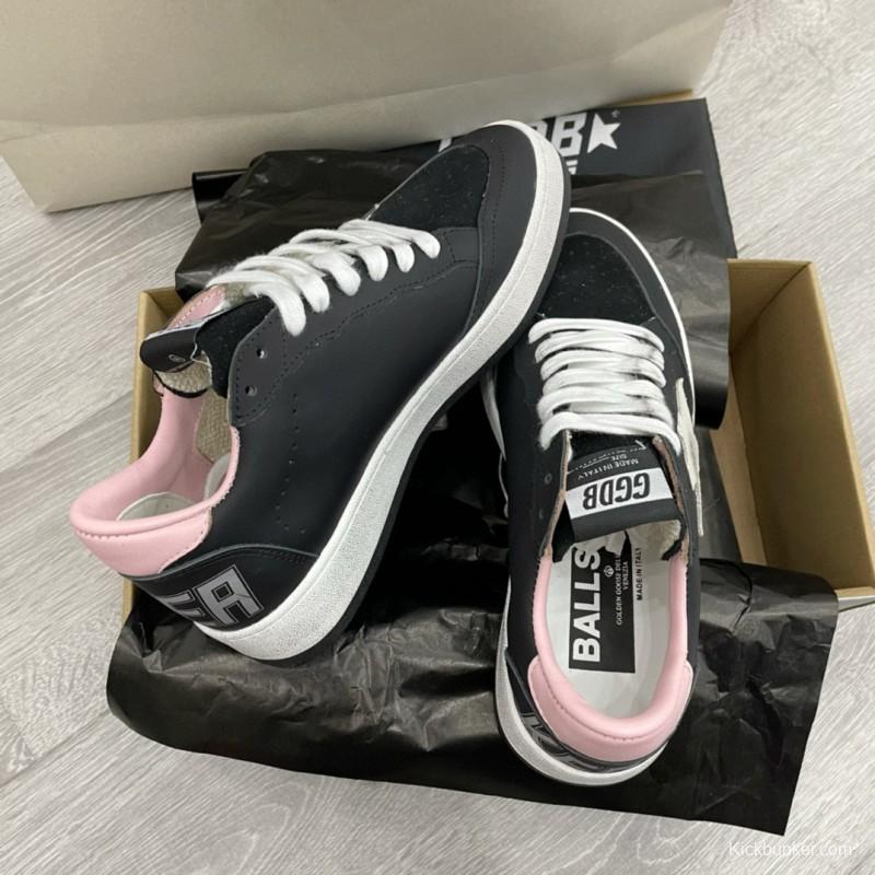 2024 Unisex GGDB Black Pink Leather Suede Sneakers MJ00260
