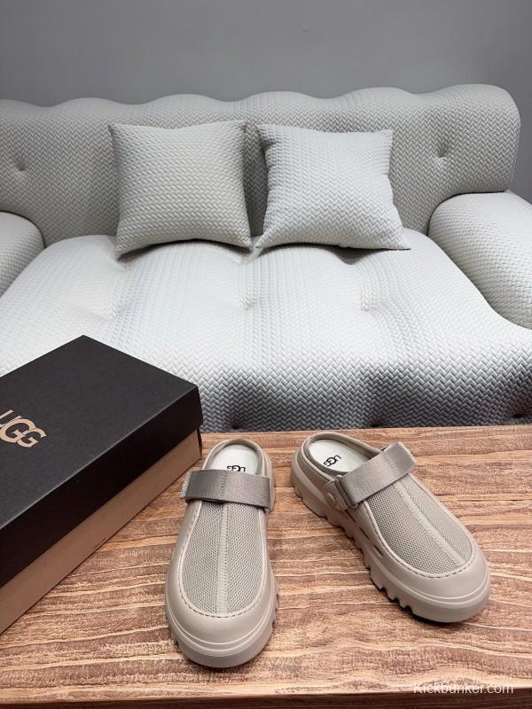 2025 UGG Beige Mesh Slippers