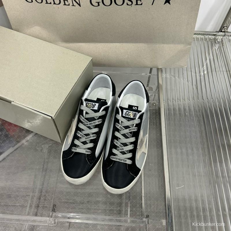 2025 Women GGDB White Black Leather Suede Sneakers