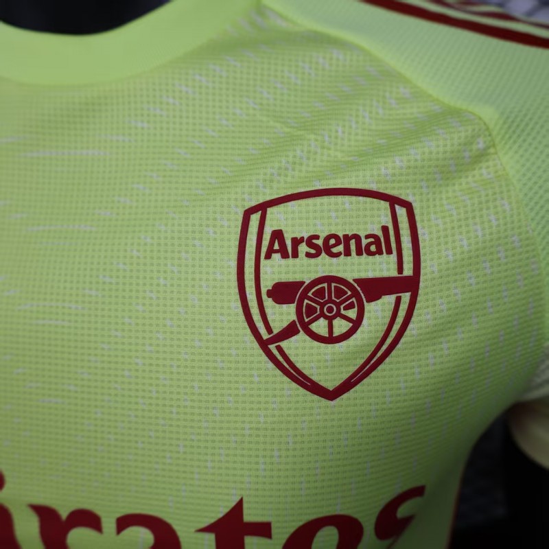 Player Version 25/26 Arsenal Home Yellow Goalkeeper Jersey