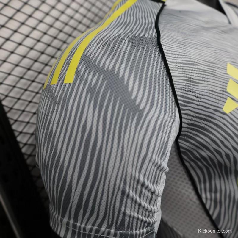 Player Version 25/26 Club America Grey with Diagonal Stripe Pattern Jersey