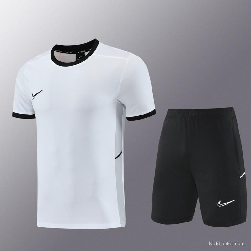 2025 NIKE White Short Sleeve Jersey + Shorts