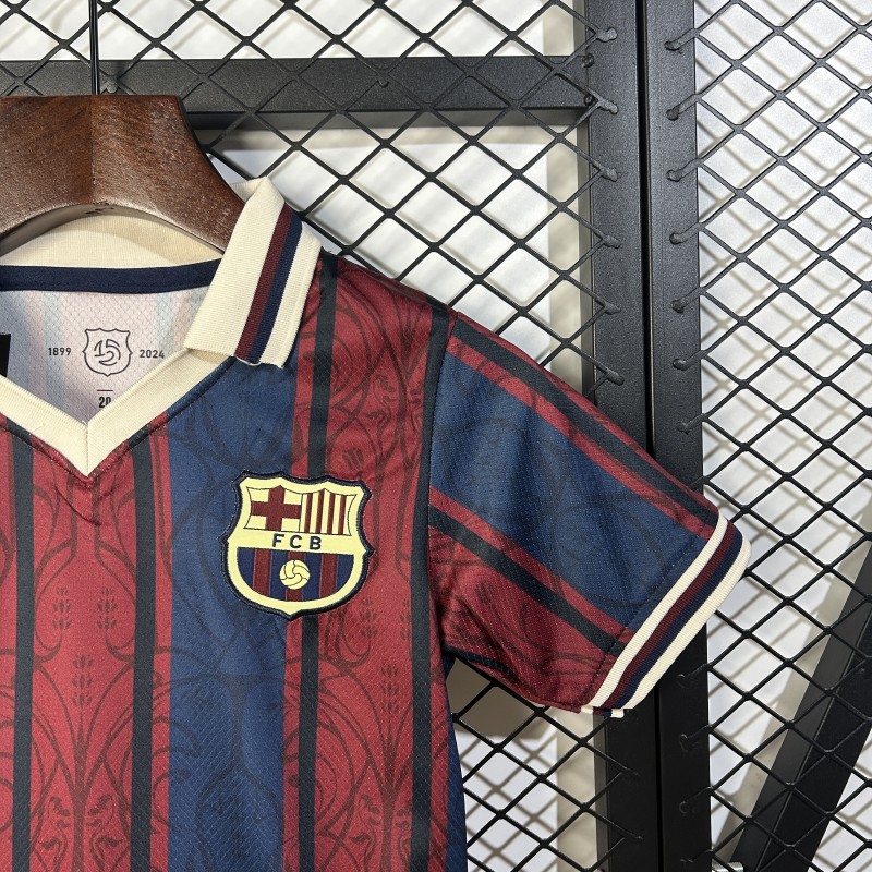 25/26 Kids Modernist FC Barcelona Polo Long Sleeve Jersey