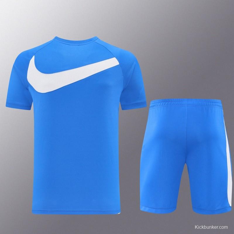 25/26 Nike Blue Short Sleeve Jersey+Shorts