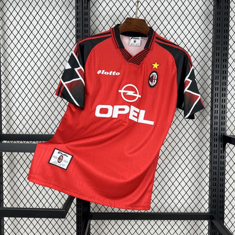 Retro 1998/99 AC Milan Away Red Jersey