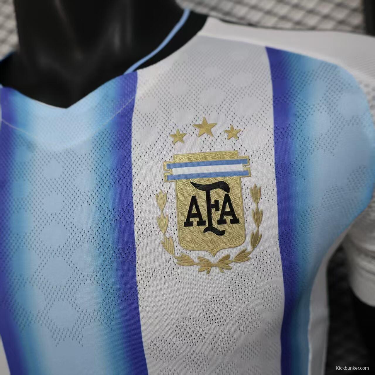 Player Version 2025 Argentina Home Jersey