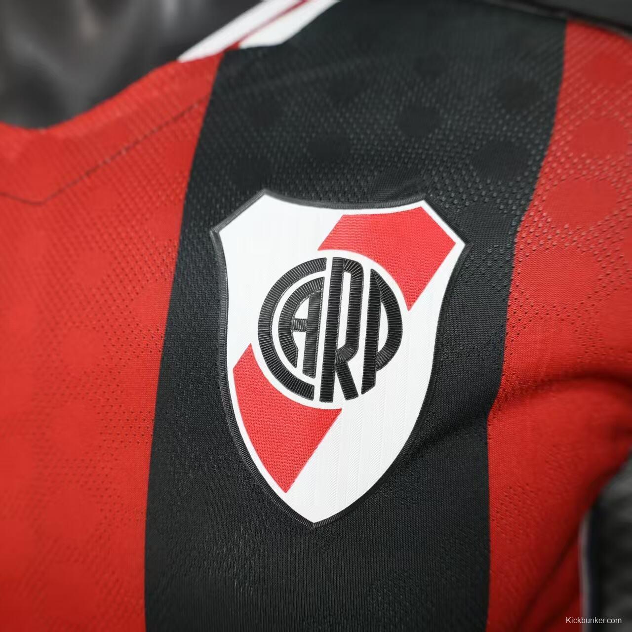 Player Version 25/26 River Plate Away Long Sleeve Jersey