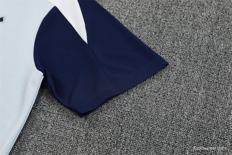 25/26 Tottenham Hotspur Grey with XS Short Sleeve+Soccer Shorts