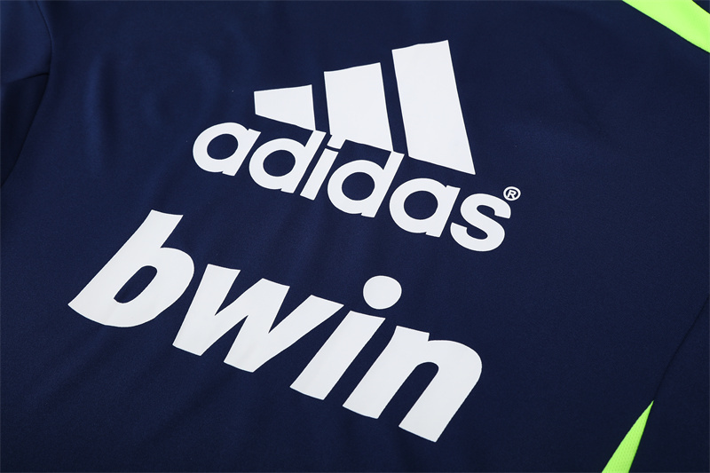 Retro 12/13 Real Madrid Royal Blue Half Zipper Jacket