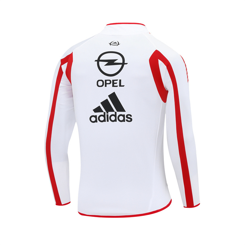 Retro 05/06 AC Milan White Half Zipper Jacket