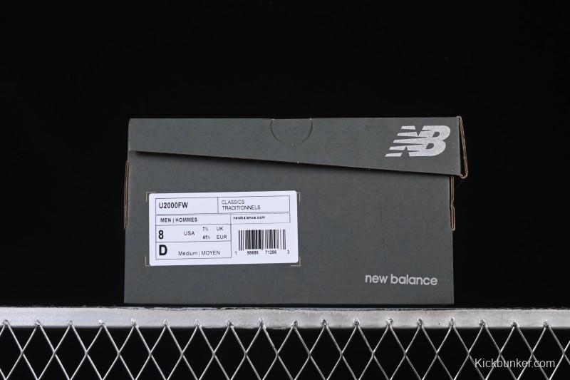 New Balance 2000 Series Retro Dad Style Casual Sports Running Shoes - U2000FW