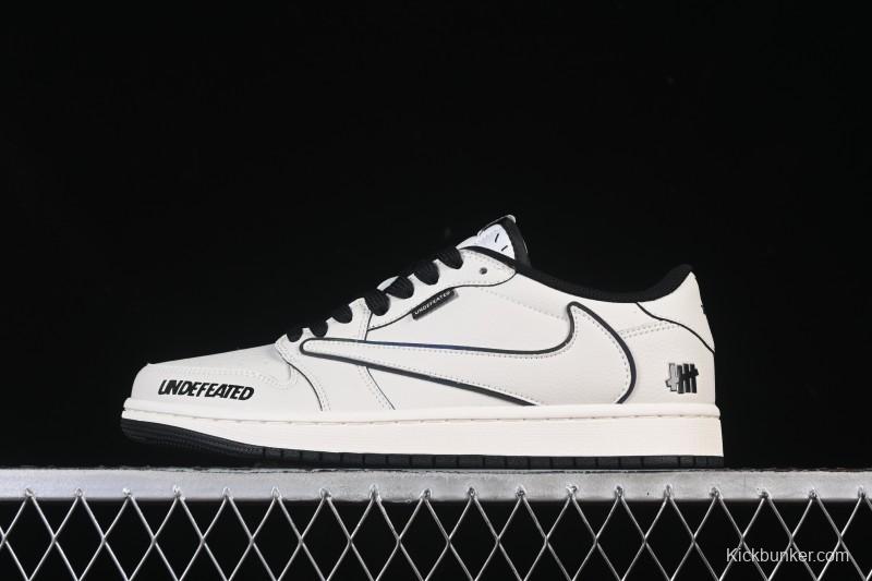 Nike Travis Scott x Fragment Design x Air Jordan 1 Low OG SP AJ1 Low Top Casual Sneakers - DF1845-531