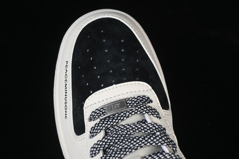 Nike Air Force 1 '07 Low G-Dragon Collaboration Daisy Beige Black Grey Casual Sneakers - QW5606-265