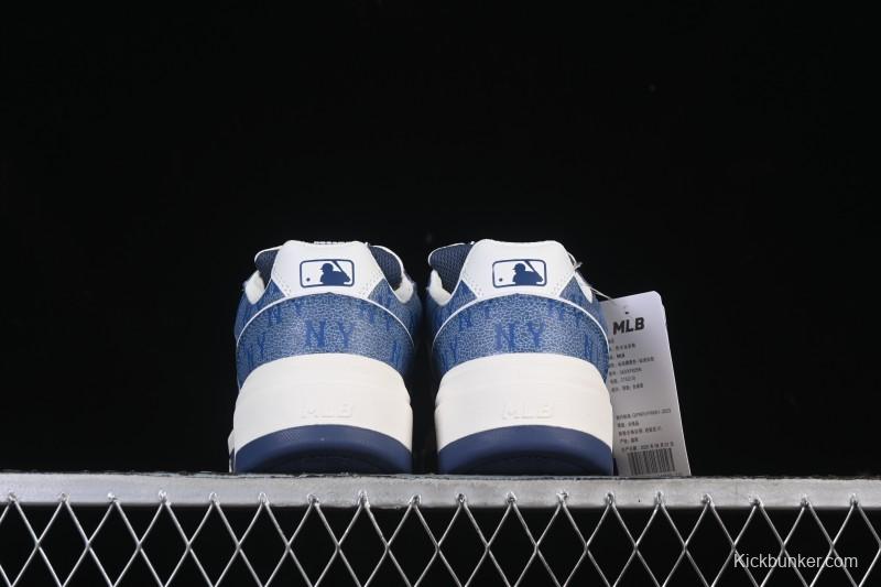 New York Yankees Chunky Liner Pocket Monogram Height-Increasing Thick Sole Casual Running Shoes - 3ASXP025N50NYS