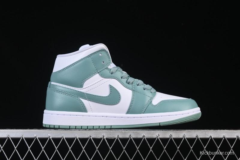 Nike Air Jordan 1 Mid Jade Smoke - BQ6472-138