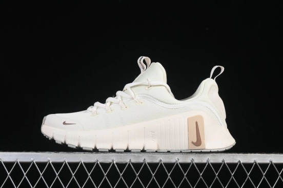 Nike Free Metcon 6 Cross-Training Shoes with Breathable Mesh and Cushioned Sole - FJ7126-100