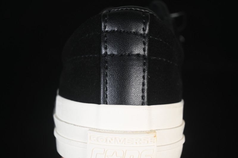 Converse One Star Suede Black Low Top Casual Skate Shoes - 149908C
