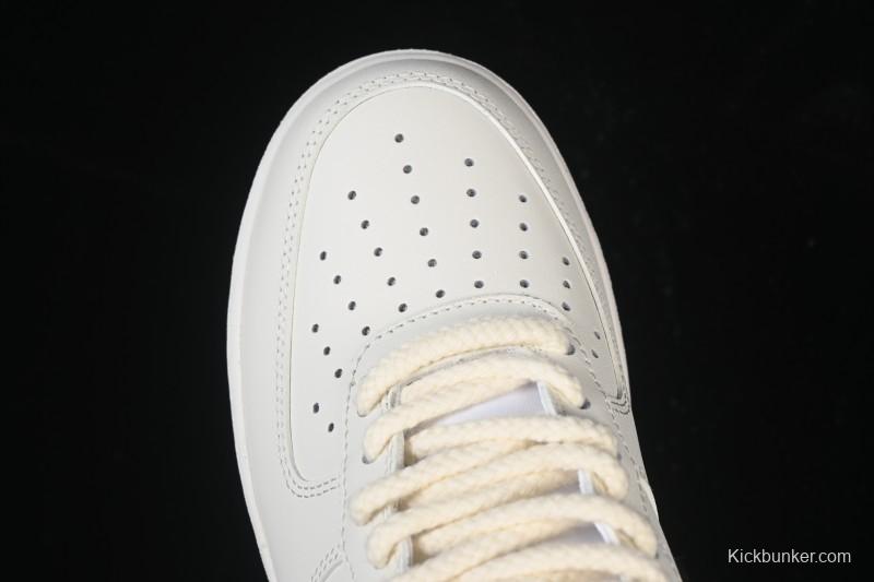 Nike Air Force 1 '07 Low Casual Sneakers in White Black - ZH0318-128
