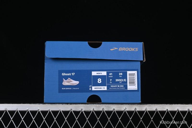 Brooks Ghost 17 Cushioned Marathon Racing Running Shoes - 1204311B092