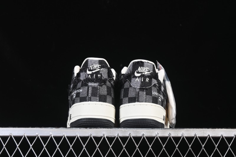 Nike Air Force 1 '07 Low LV Collaboration White Black Casual Sneakers - YF9511-817